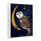Stupell Industries Owl & Moon Forest Framed Giclee Wall Art Design by Michelle Ingari Designs